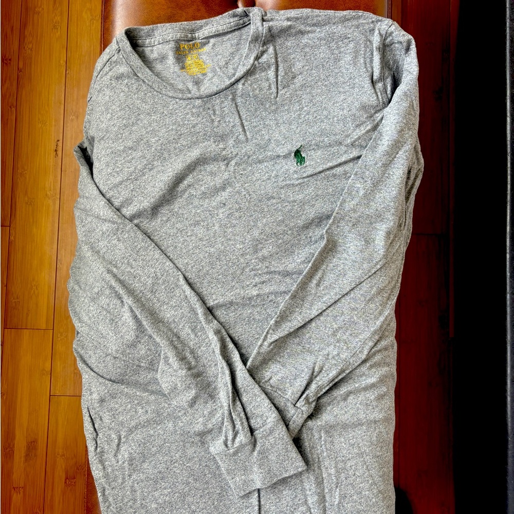 Polo Ralph Lauren Longsleeve T-Shirt | Mens Small, Gray